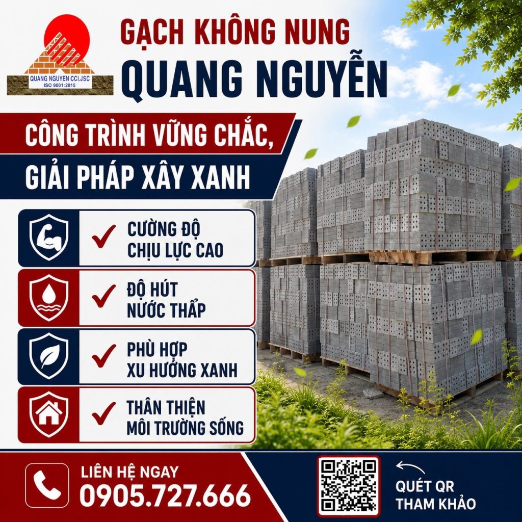 CÔNG TRÌNH VỮNG CHẮC, GIẢI PHÁP XÂY XANH - GẠCH KHÔNG NUNG QUANG NGUYỄN 1 709821474 979689028215868 5135231250315984761 n