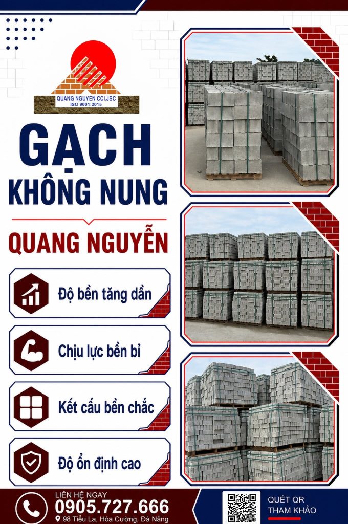 SẢN PHẨM GẠCH CHO CÔNG TRÌNH BỀN VỮNG - GẠCH KHÔNG NUNG QUANG NGUYỄN 1 756724709 1030726143112156 785291138435934271 n