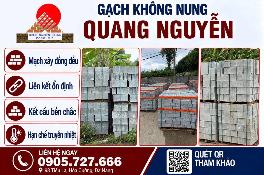 SẢN PHẨM GẠCH TỐI ƯU GIÁ TRỊ SỬ DỤNG - GẠCH KHÔNG NUNG QUANG NGUYỄN 1 815139496 1076697528515017 1045485874692601545 n