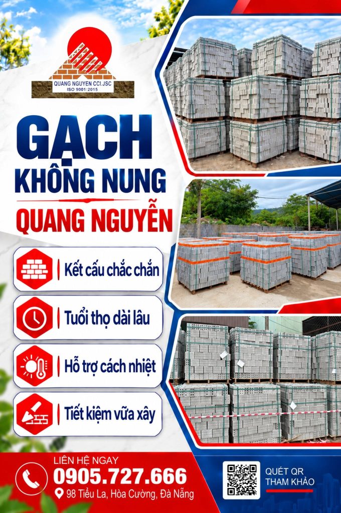 SẢN PHẨM GẠCH TỐI ƯU GIÁ TRỊ SỬ DỤNG - GẠCH KHÔNG NUNG QUANG NGUYỄN 1 829156223 1084939724357464 1738070458894567073 n